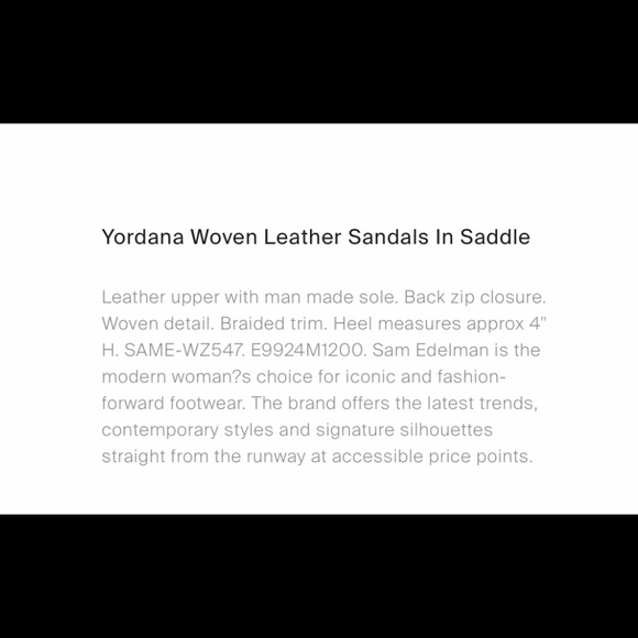 Sam Edelman Sandals in Saddle - Picture 6 of 6